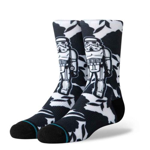 Stance Floral Trooper Kids, Black.