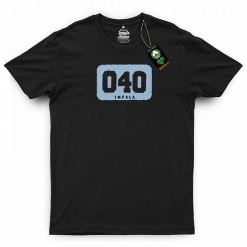 Impala Malmø 040 Black Organic T-shirt.