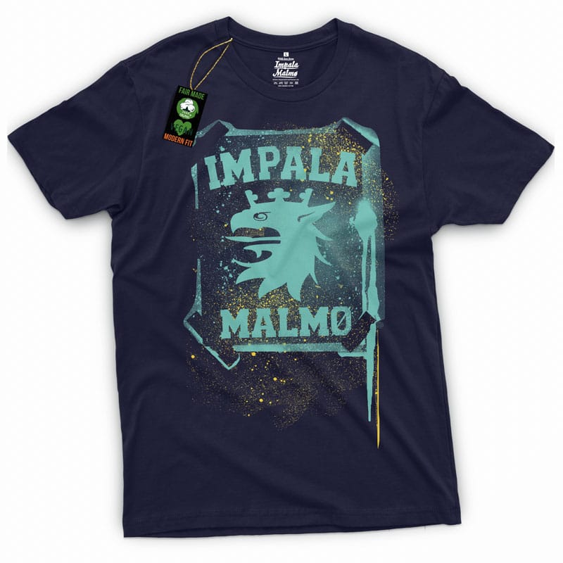 Impala Malmö Spray Tee Navy.