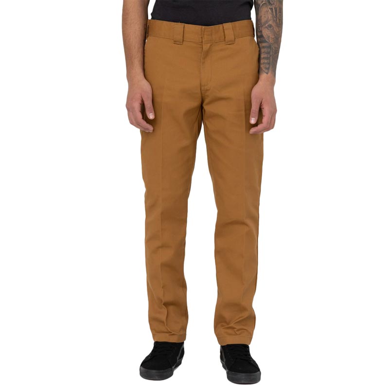 Dickies 872 Camel Brown Slim Fit Work Pant.