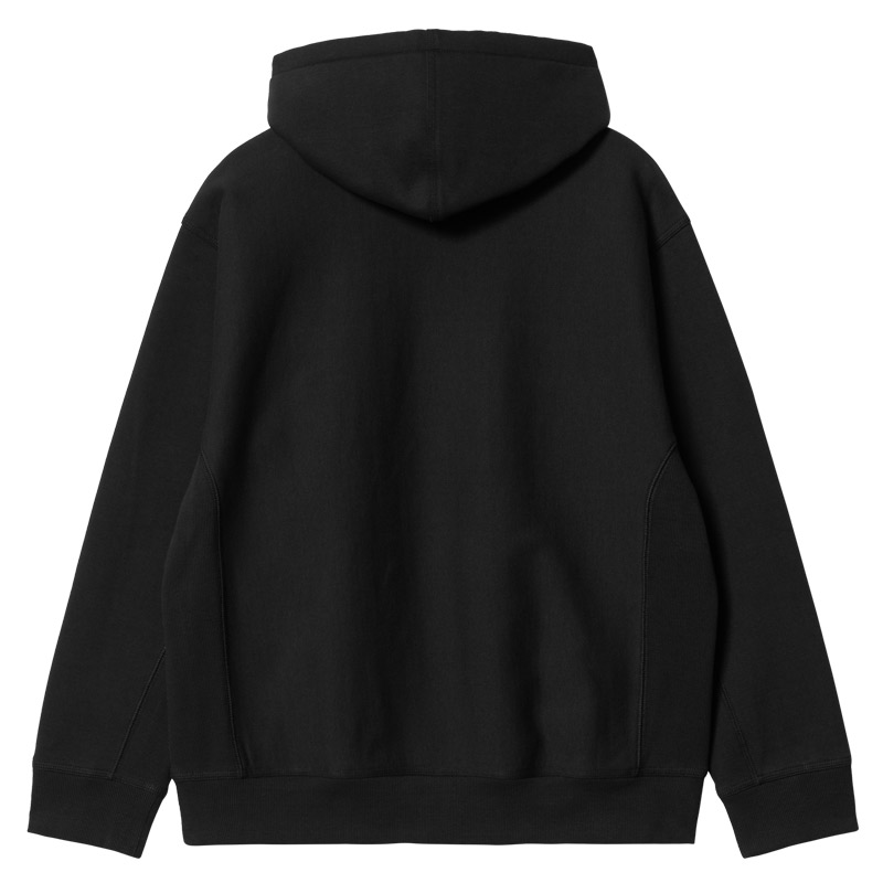 Carhartt American Script Black Hoodie. Carhartt American Script Black Hoodie.