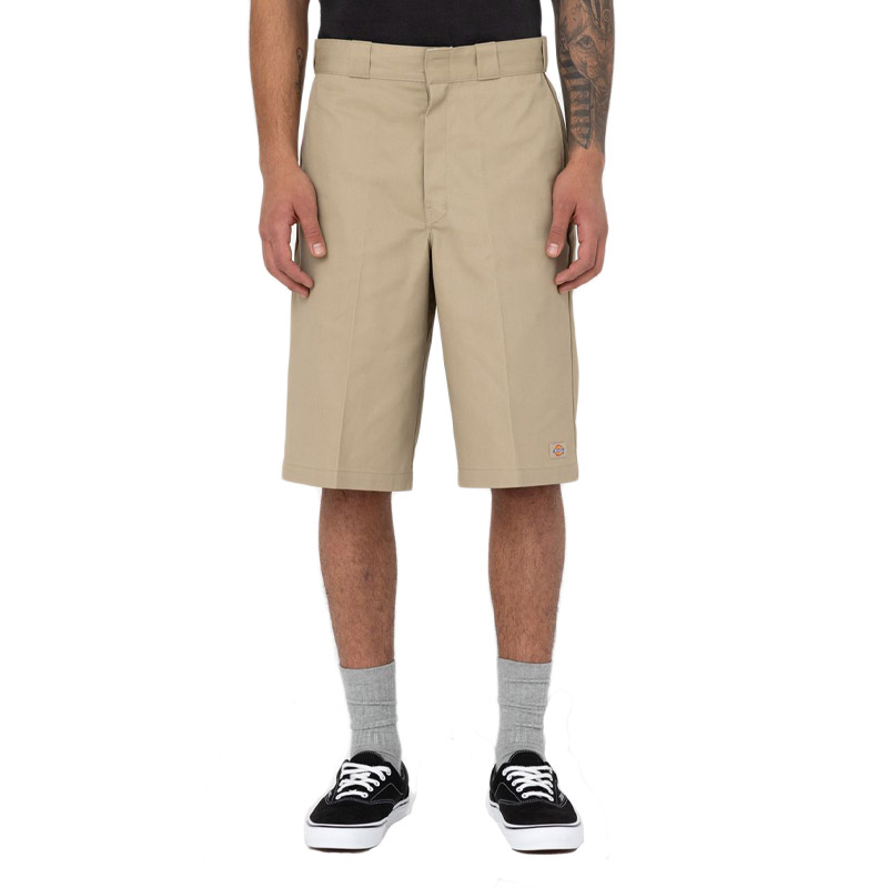 Dickies Khaki Loose Fit Work Shorts.