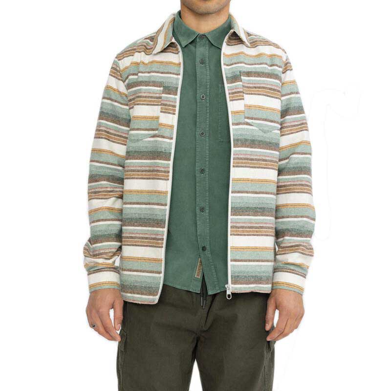 Revolution Zipper Overshirt Green.