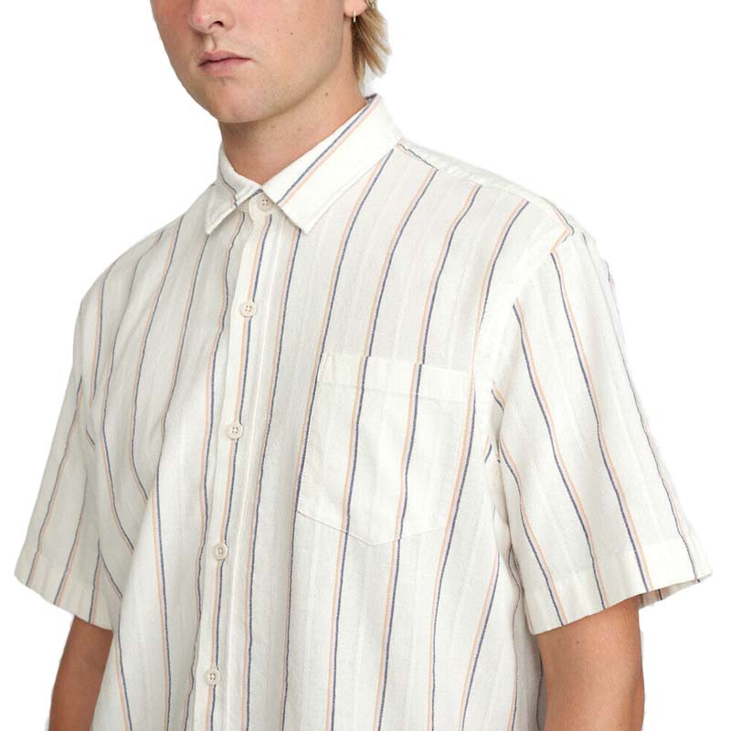 Revolution Stripe Shirt Off White. Revolution Stripe Shirt Off White.
