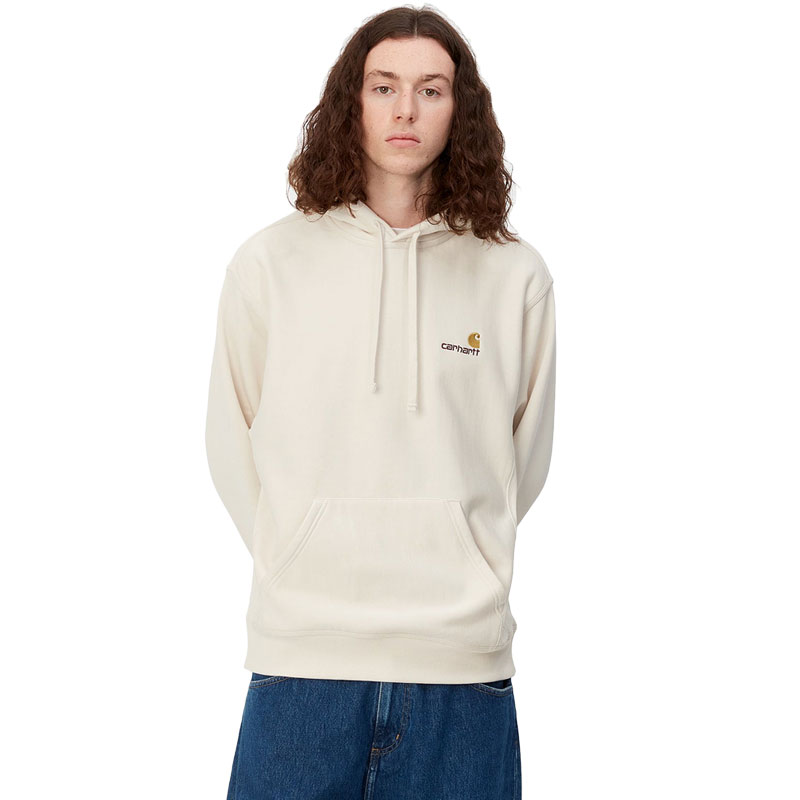 Carhartt American Script Natural Hoodie. Carhartt American Script Natural Hoodie.