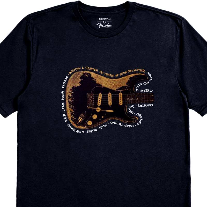 Brixton Fender Strat Tee Black. Brixton Fender Strat Tee Black.