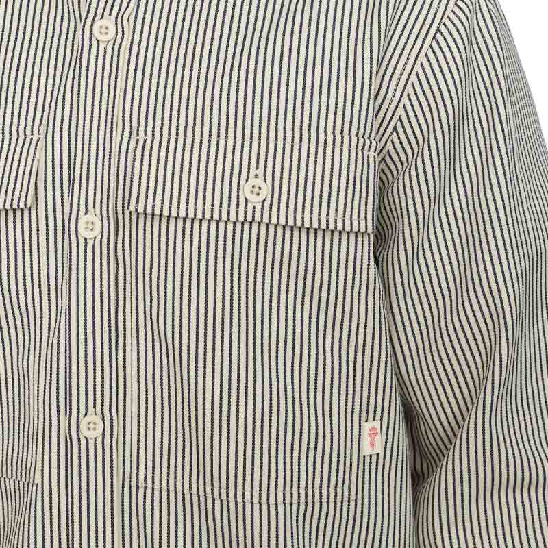 Revolution Overshirt Stripe Navy. Revolution Overshirt Stripe Navy.