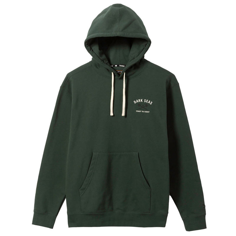 Dark Seas Hoodie Sutter Green.